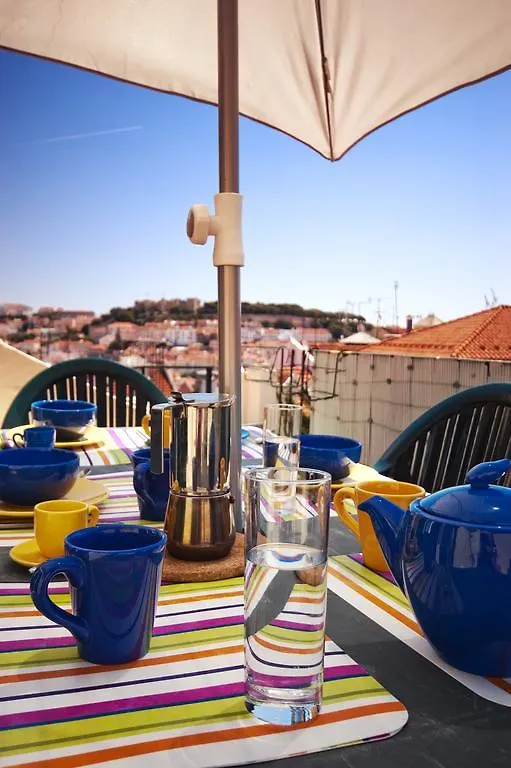 Terrace View In Chiado Apartment Lisbon Portugal